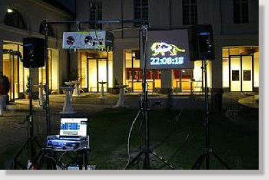 Technik Laserdisco Open Air